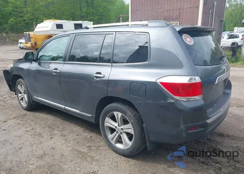 2013 Toyota Highlander Limited V6 from USA, damaged, VIN 5TDDK3EH0DS221967
